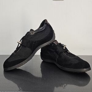 Louis Vuitton Sneakers Black Damier TD1024  Size US9